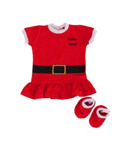 Kit Vestido Baby Noel